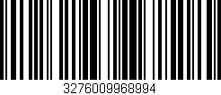 Código de barras (EAN, GTIN, SKU, ISBN): '3276009968994'