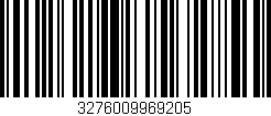 Código de barras (EAN, GTIN, SKU, ISBN): '3276009969205'