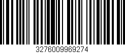 Código de barras (EAN, GTIN, SKU, ISBN): '3276009969274'