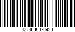 Código de barras (EAN, GTIN, SKU, ISBN): '3276009970430'
