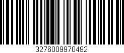 Código de barras (EAN, GTIN, SKU, ISBN): '3276009970492'