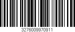 Código de barras (EAN, GTIN, SKU, ISBN): '3276009970911'