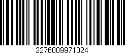 Código de barras (EAN, GTIN, SKU, ISBN): '3276009971024'