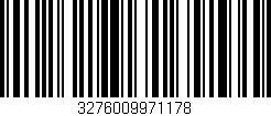 Código de barras (EAN, GTIN, SKU, ISBN): '3276009971178'