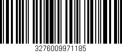 Código de barras (EAN, GTIN, SKU, ISBN): '3276009971185'
