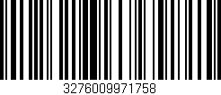 Código de barras (EAN, GTIN, SKU, ISBN): '3276009971758'