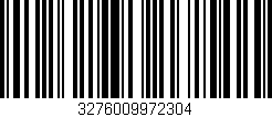 Código de barras (EAN, GTIN, SKU, ISBN): '3276009972304'