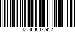 Código de barras (EAN, GTIN, SKU, ISBN): '3276009972427'