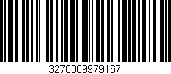 Código de barras (EAN, GTIN, SKU, ISBN): '3276009979167'