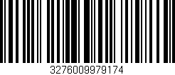 Código de barras (EAN, GTIN, SKU, ISBN): '3276009979174'