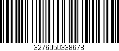 Código de barras (EAN, GTIN, SKU, ISBN): '3276050338678'