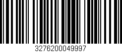 Código de barras (EAN, GTIN, SKU, ISBN): '3276200049997'