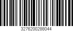 Código de barras (EAN, GTIN, SKU, ISBN): '3276200288044'