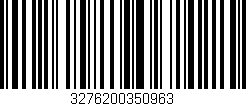 Código de barras (EAN, GTIN, SKU, ISBN): '3276200350963'