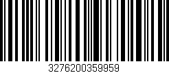 Código de barras (EAN, GTIN, SKU, ISBN): '3276200359959'