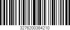Código de barras (EAN, GTIN, SKU, ISBN): '3276200384210'