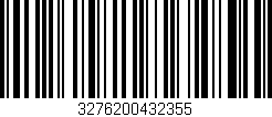 Código de barras (EAN, GTIN, SKU, ISBN): '3276200432355'