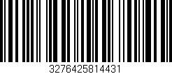 Código de barras (EAN, GTIN, SKU, ISBN): '3276425814431'