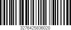 Código de barras (EAN, GTIN, SKU, ISBN): '3276425836020'