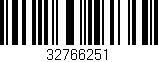 Código de barras (EAN, GTIN, SKU, ISBN): '32766251'