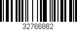 Código de barras (EAN, GTIN, SKU, ISBN): '32766862'