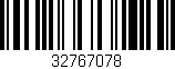 Código de barras (EAN, GTIN, SKU, ISBN): '32767078'