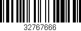 Código de barras (EAN, GTIN, SKU, ISBN): '32767666'