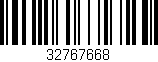 Código de barras (EAN, GTIN, SKU, ISBN): '32767668'