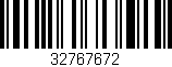 Código de barras (EAN, GTIN, SKU, ISBN): '32767672'