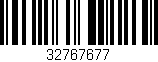 Código de barras (EAN, GTIN, SKU, ISBN): '32767677'