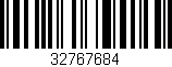 Código de barras (EAN, GTIN, SKU, ISBN): '32767684'