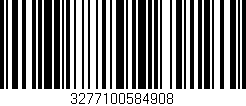 Código de barras (EAN, GTIN, SKU, ISBN): '3277100584908'