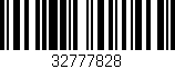 Código de barras (EAN, GTIN, SKU, ISBN): '32777828'