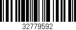 Código de barras (EAN, GTIN, SKU, ISBN): '32779592'