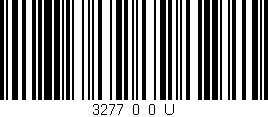 Código de barras (EAN, GTIN, SKU, ISBN): '3277_0_0_U'