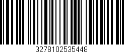 Código de barras (EAN, GTIN, SKU, ISBN): '3278102535448'