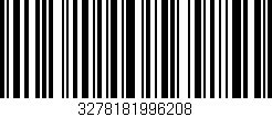 Código de barras (EAN, GTIN, SKU, ISBN): '3278181996208'