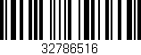 Código de barras (EAN, GTIN, SKU, ISBN): '32786516'