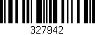Código de barras (EAN, GTIN, SKU, ISBN): '327942'