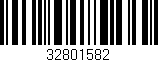 Código de barras (EAN, GTIN, SKU, ISBN): '32801582'