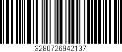 Código de barras (EAN, GTIN, SKU, ISBN): '3280726942137'
