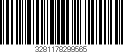 Código de barras (EAN, GTIN, SKU, ISBN): '3281178299565'