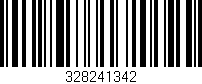 Código de barras (EAN, GTIN, SKU, ISBN): '328241342'