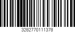 Código de barras (EAN, GTIN, SKU, ISBN): '3282770111378'