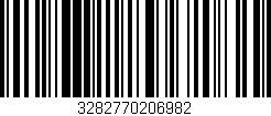Código de barras (EAN, GTIN, SKU, ISBN): '3282770206982'