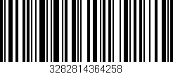 Código de barras (EAN, GTIN, SKU, ISBN): '3282814364258'
