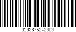 Código de barras (EAN, GTIN, SKU, ISBN): '3283675242303'