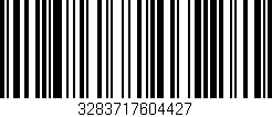 Código de barras (EAN, GTIN, SKU, ISBN): '3283717604427'