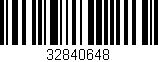 Código de barras (EAN, GTIN, SKU, ISBN): '32840648'