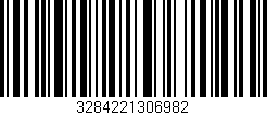 Código de barras (EAN, GTIN, SKU, ISBN): '3284221306982'